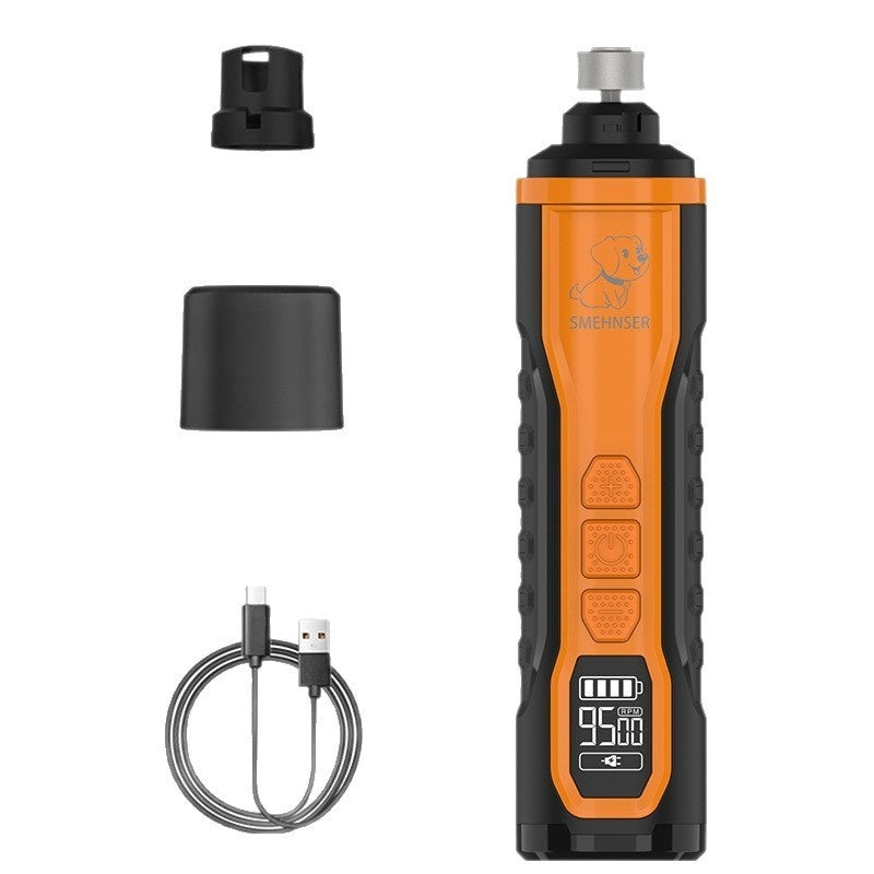USB Rechargeable Pet Nail Grinder for Cats Dogs