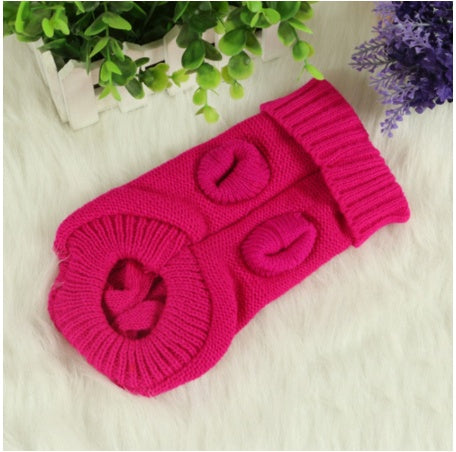 Warm Comfortable Dog Sweater for Small Medium Dogs