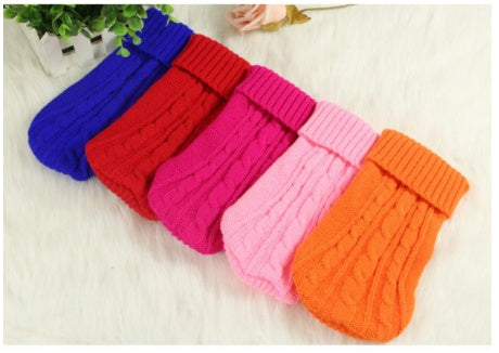 Warm Comfortable Dog Sweater for Small Medium Dogs