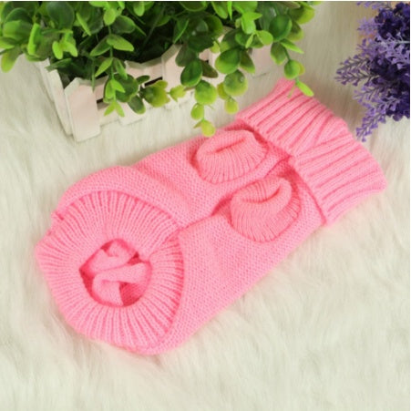 Warm Comfortable Dog Sweater for Small Medium Dogs