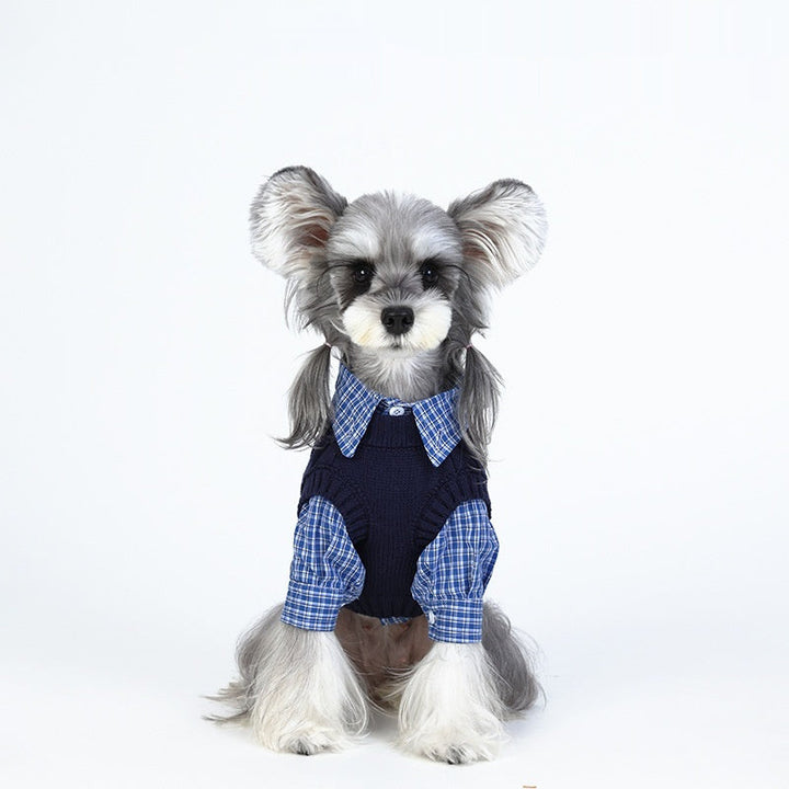 Autumn Winter Socialite Style Dog Clothes for Pets
