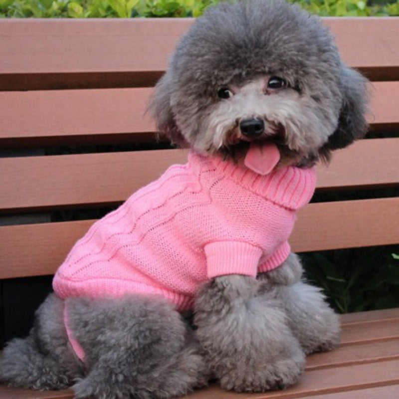 Warm Comfortable Dog Sweater for Small Medium Dogs
