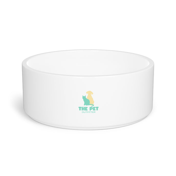 Pet Bowl — Ceramic Dog & Cat Food Water Bowl with The Pet Shoppe Logo