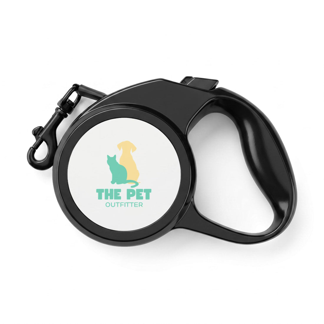Retractable Pet Leash — 16ft Nylon Dog & Cat Lead with One-Hand Lock, Ergonomic Handle & Logo Accent