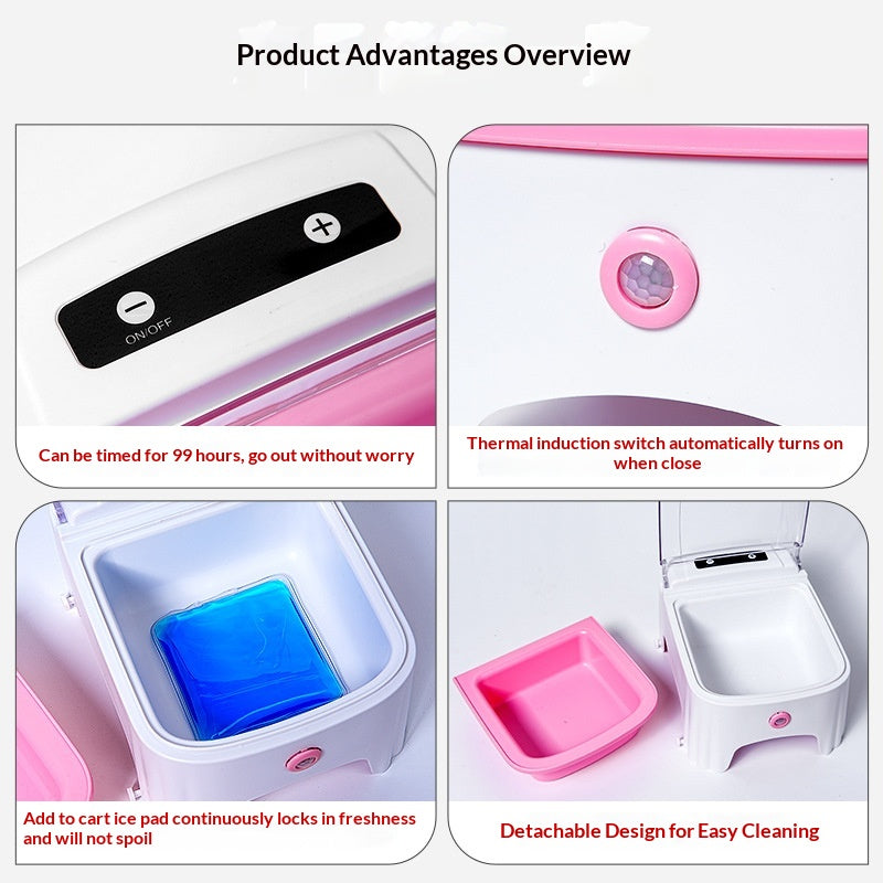 Automatic Cat Feeding Device Pet Food Dispenser