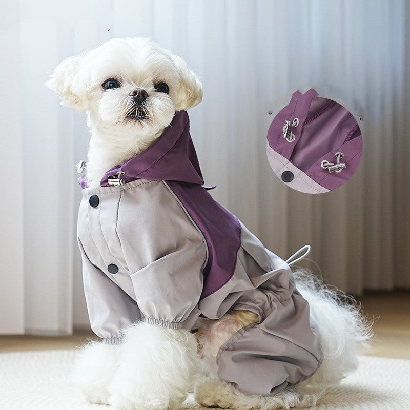 Waterproof Pet Raincoat for Small Medium Sized Dogs