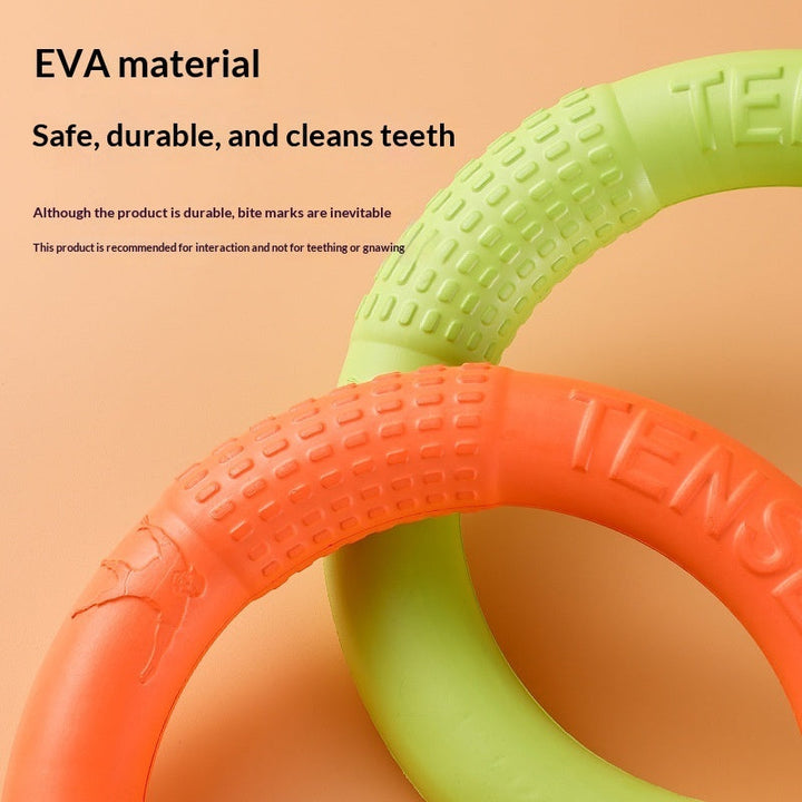 Soft Pull Ring Flying Disc Dog Training Toy