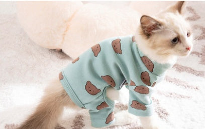 Four Legged Cat Clothes for Hairless British Shorthair Cats