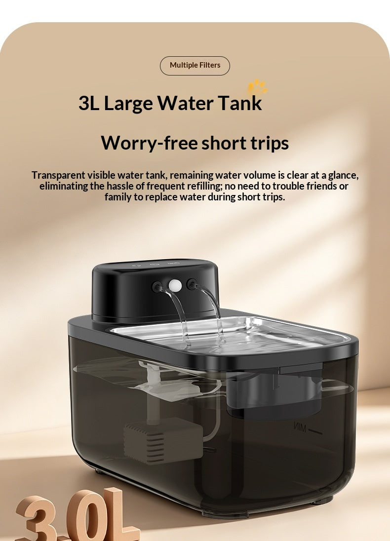 Wireless Smart Sensor Pet Water Fountain for Cats