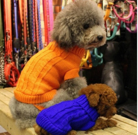 Warm Comfortable Dog Sweater for Small Medium Dogs