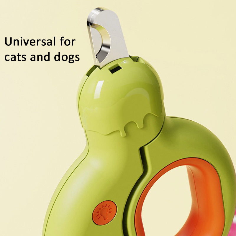 LED Light Pet Nail Clippers for Cats Dogs