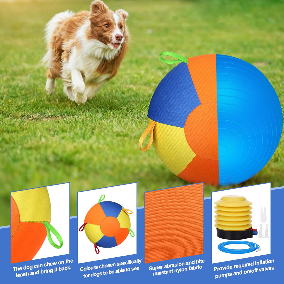 Herding Ball with Handles for Medium Large Dogs