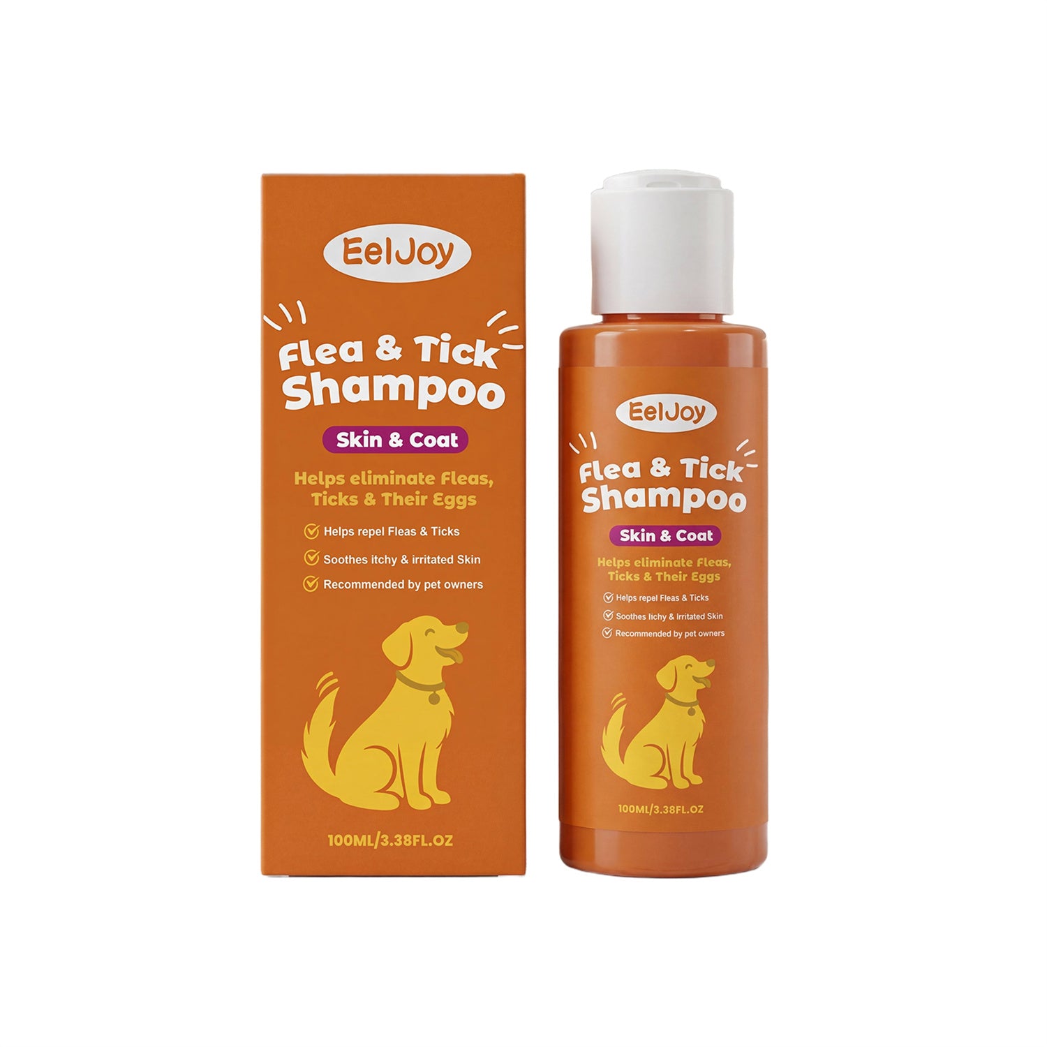 Flea Tick Shampoo for Dogs and Cats Grooming