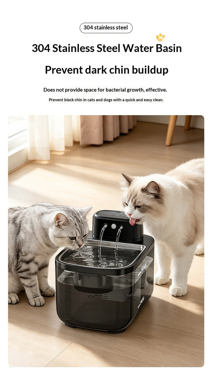 Wireless Smart Sensor Pet Water Fountain for Cats