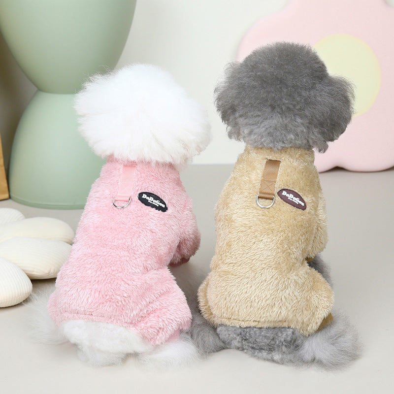Tricolor Four Leg Dog Sweater Winter Warm Clothing