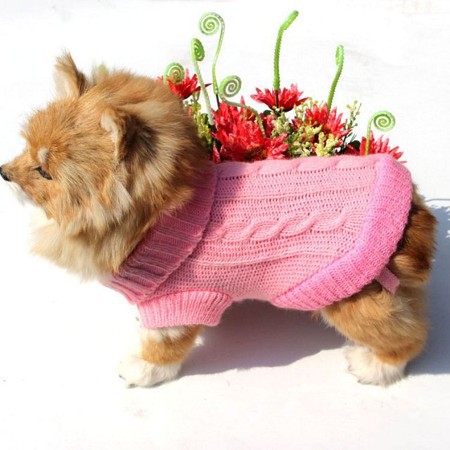 Warm Comfortable Dog Sweater for Small Medium Dogs