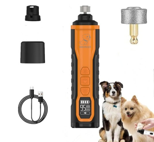 USB Rechargeable Pet Nail Grinder for Cats Dogs