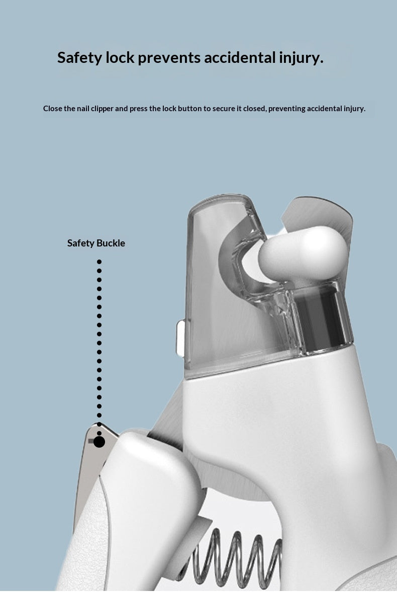 Rechargeable LED Pet Nail Clipper Grooming Tool