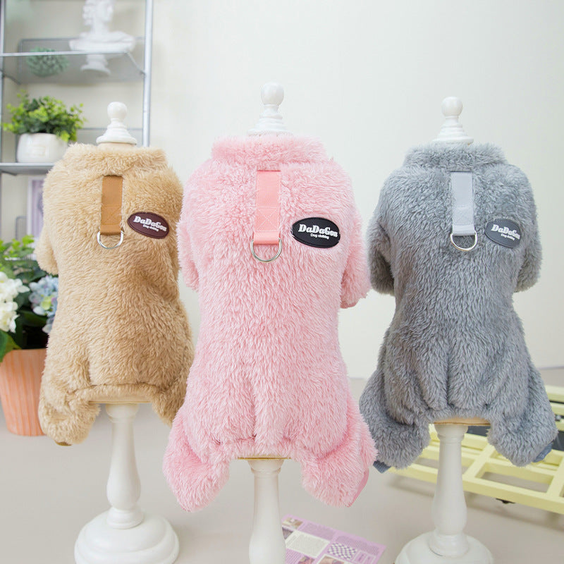 Tricolor Four Leg Dog Sweater Winter Warm Clothing
