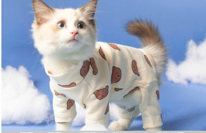 Four Legged Cat Clothes for Hairless British Shorthair Cats