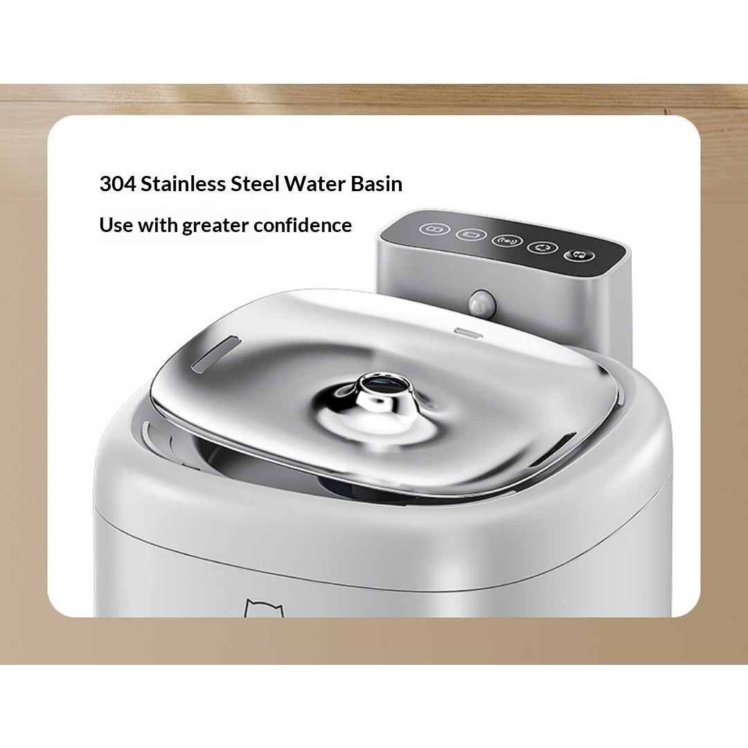 Smart Wireless Circulating Filtered Pet Water Fountain Dispenser