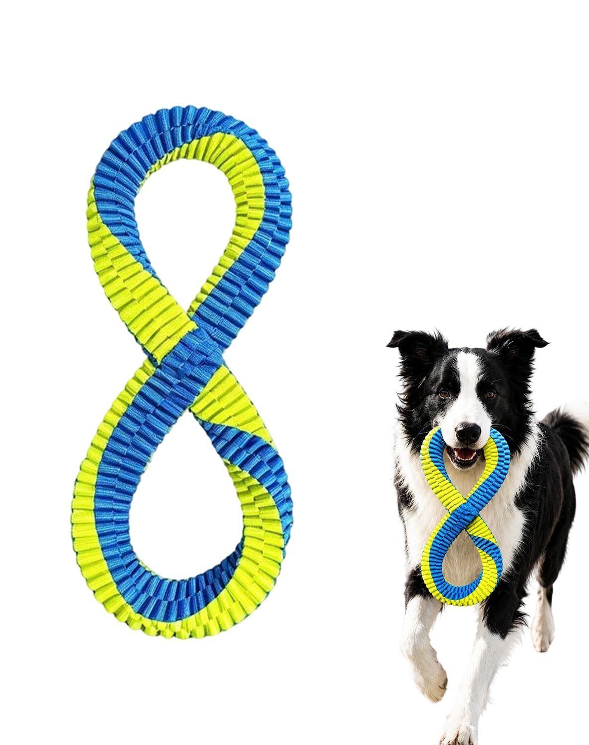 Dental Cleaning Tug Toy for Dogs Textured Weave
