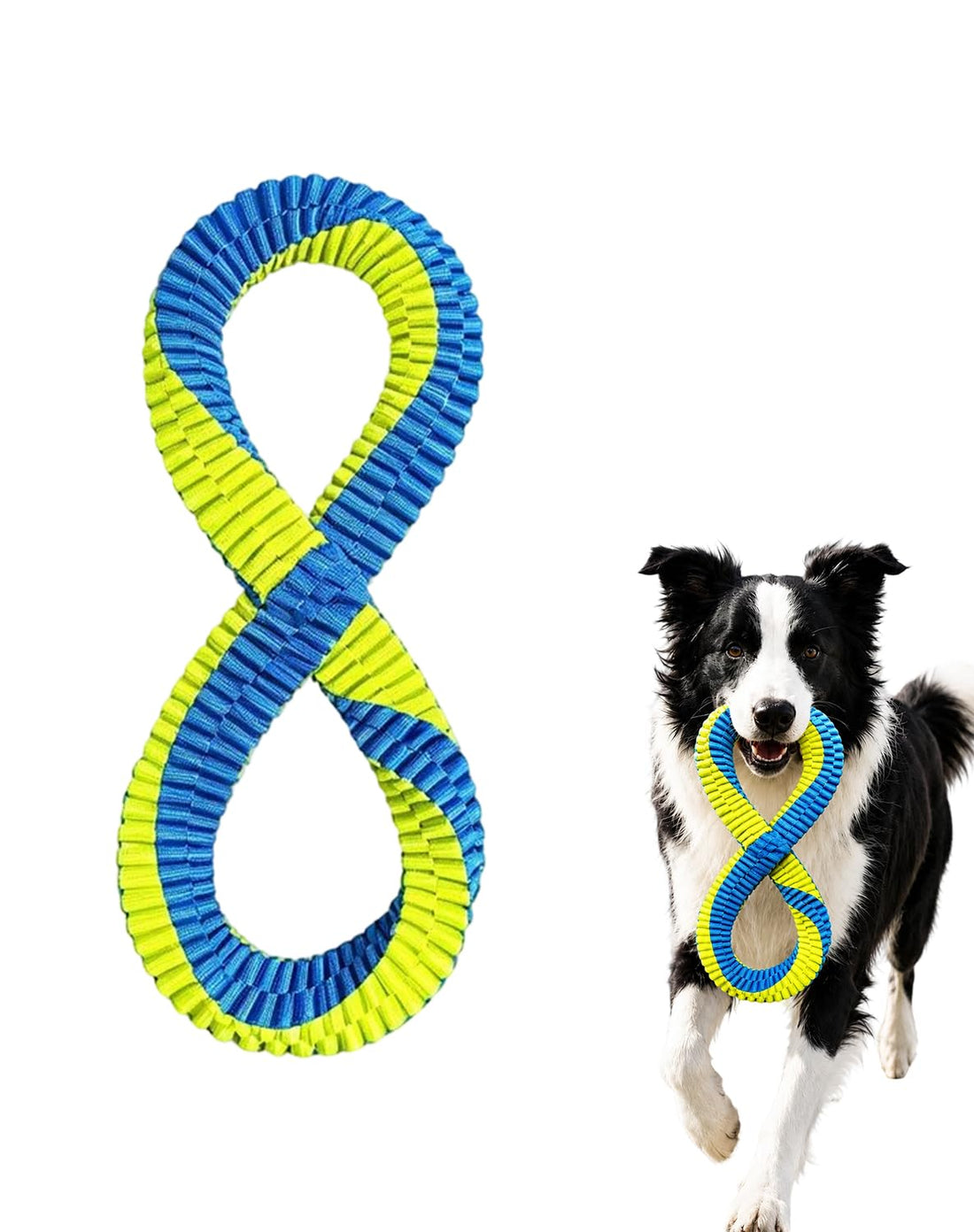 Dental Cleaning Tug Toy for Dogs Textured Weave