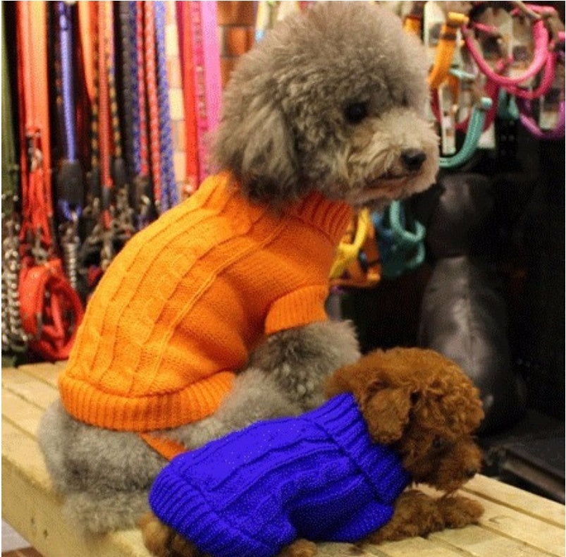 Warm Comfortable Dog Sweater for Small Medium Dogs
