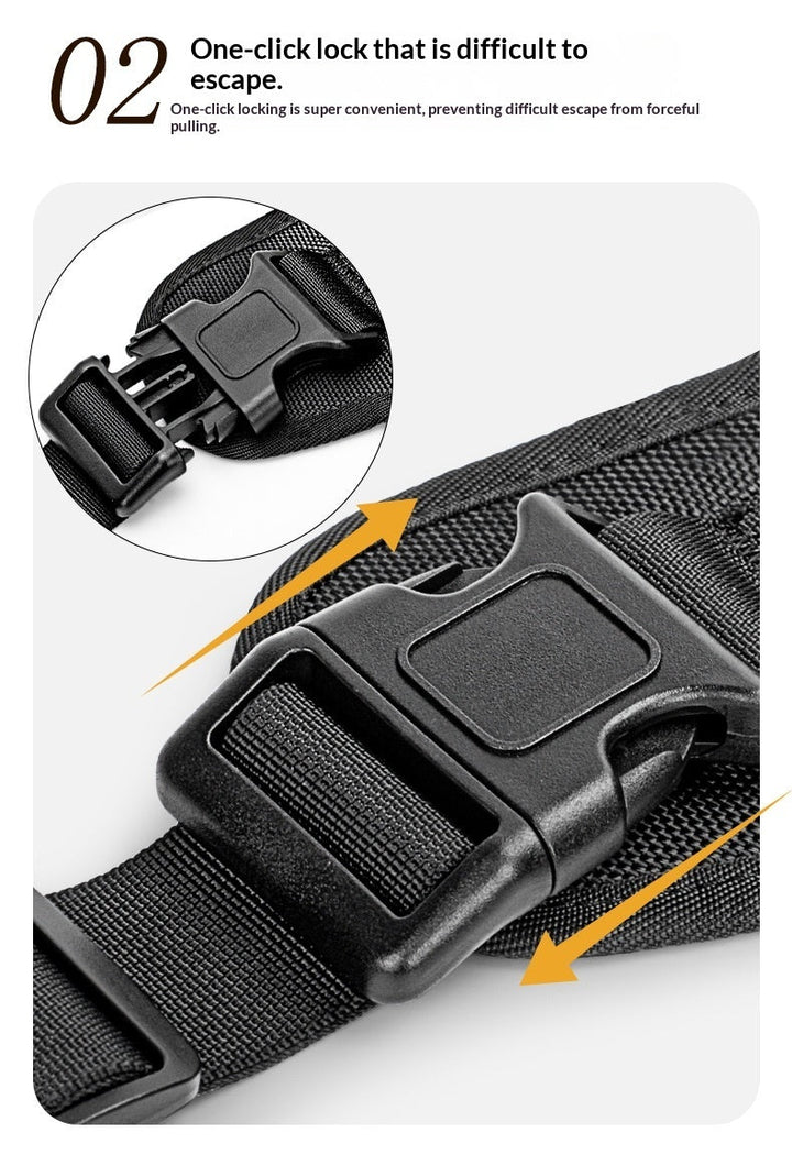 Dog Tactical Chest Harness with Multi Function Leash