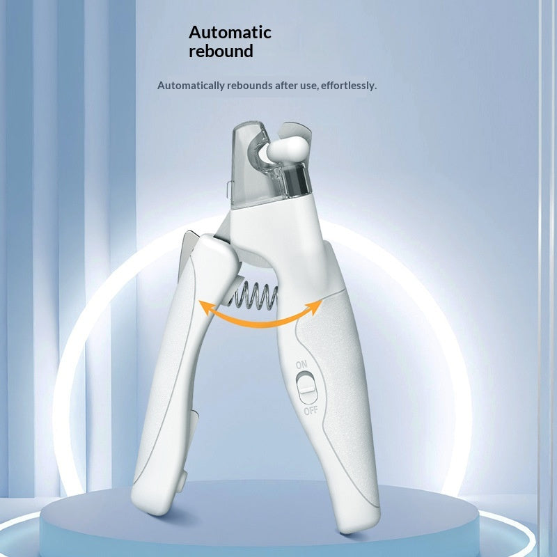 Rechargeable LED Pet Nail Clipper Grooming Tool