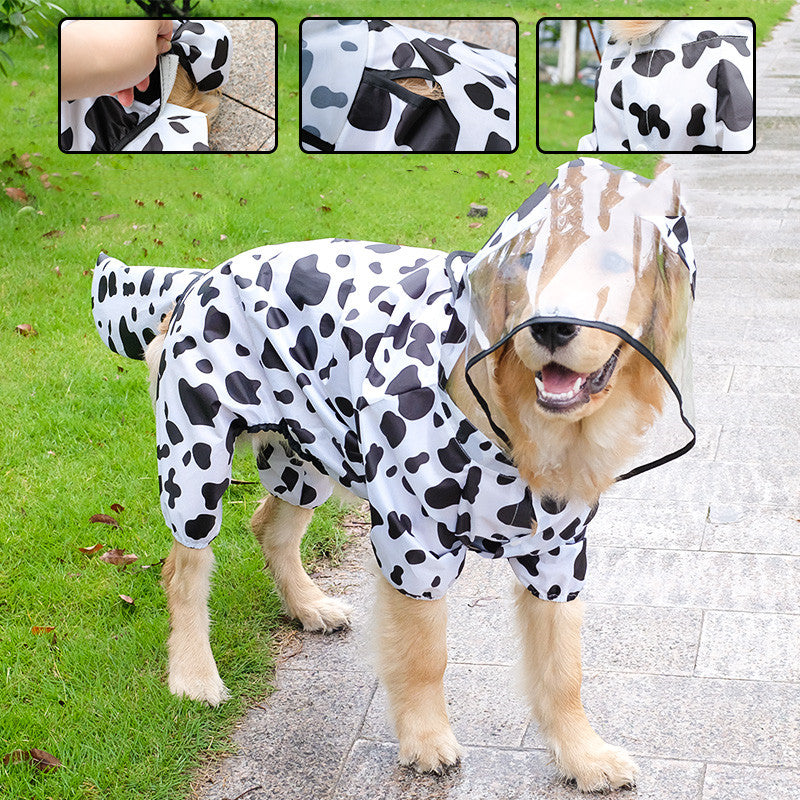 All Inclusive Four Legged Pet Raincoat Suit
