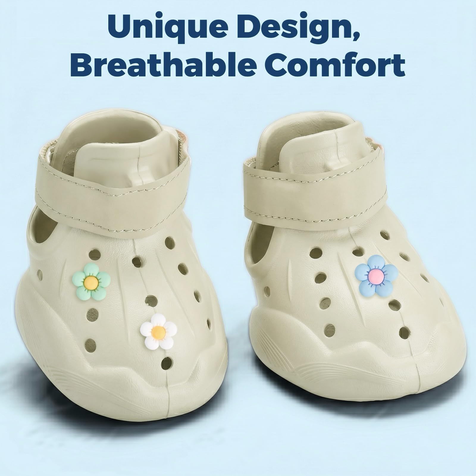 Waterproof Breathable Dog Shoes for Summer Rain Protection