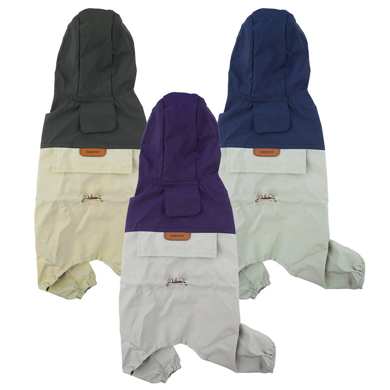 Waterproof Pet Raincoat for Small Medium Sized Dogs
