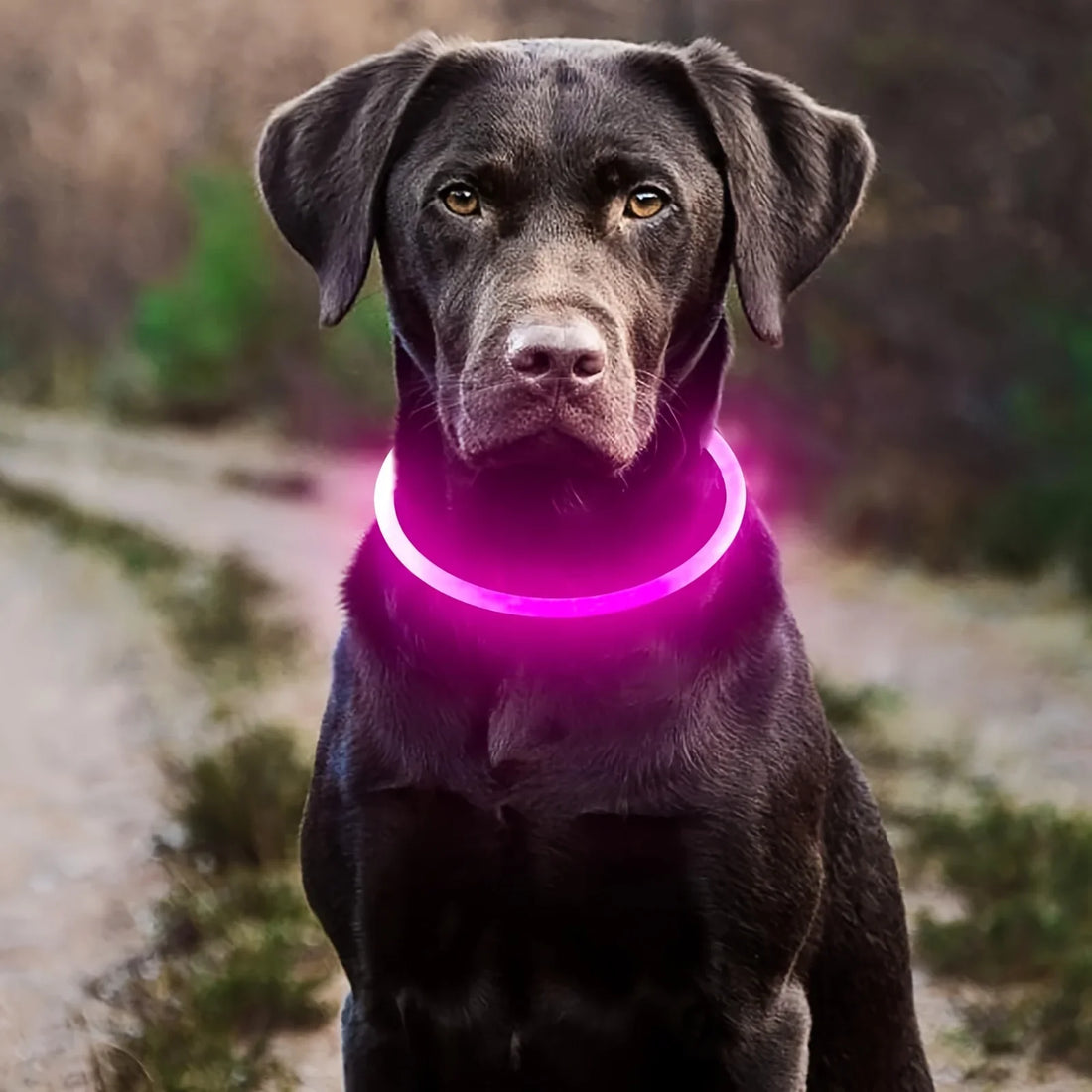 USB Rechargeable LED Light Luminous Dog Collar