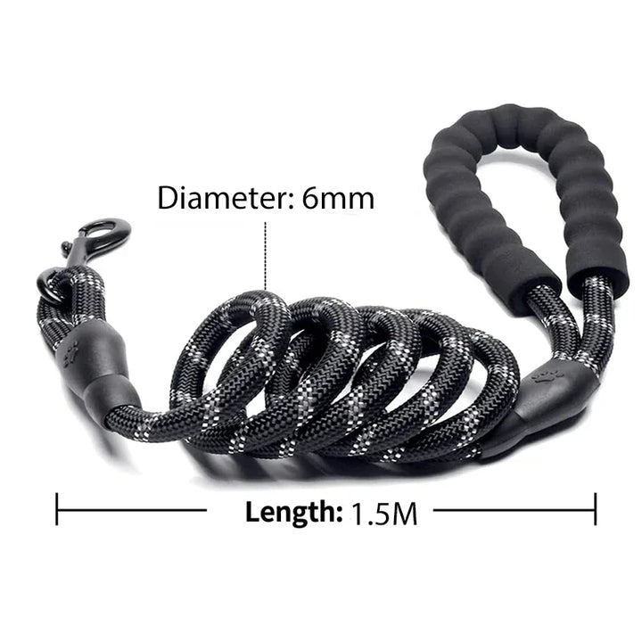 Strong Reflective Dog Leash for Small Medium Large