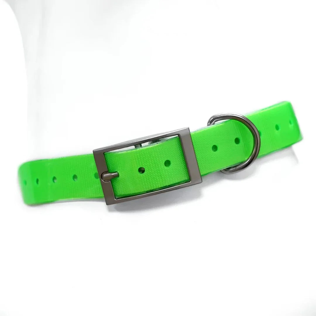 Heavy Duty Waterproof TPU Dog Collar Adjustable Outdoor