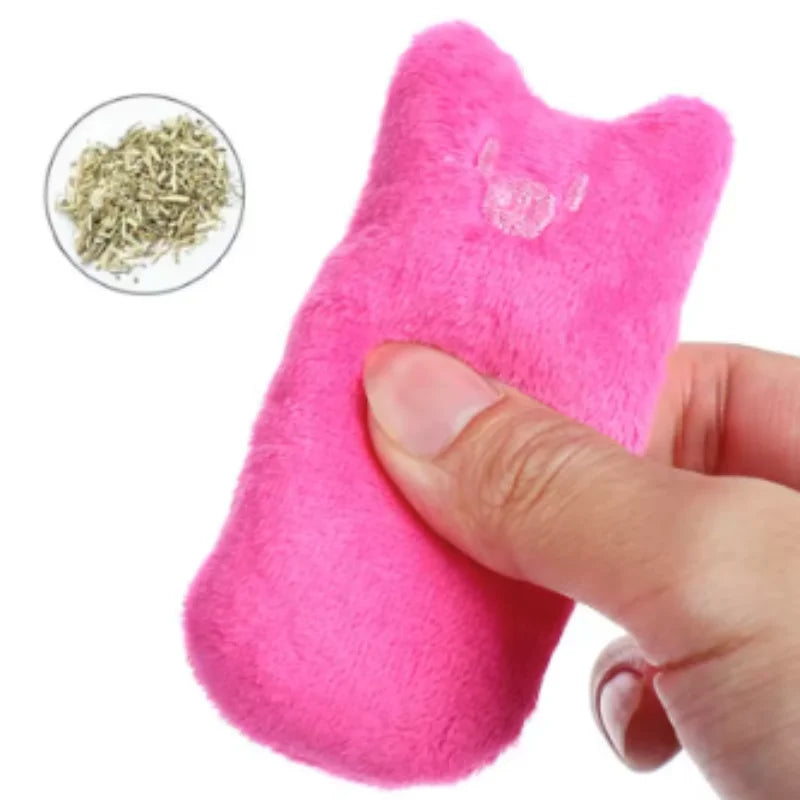 Plush Teeth Grinding Interactive Chew Toy for Cats