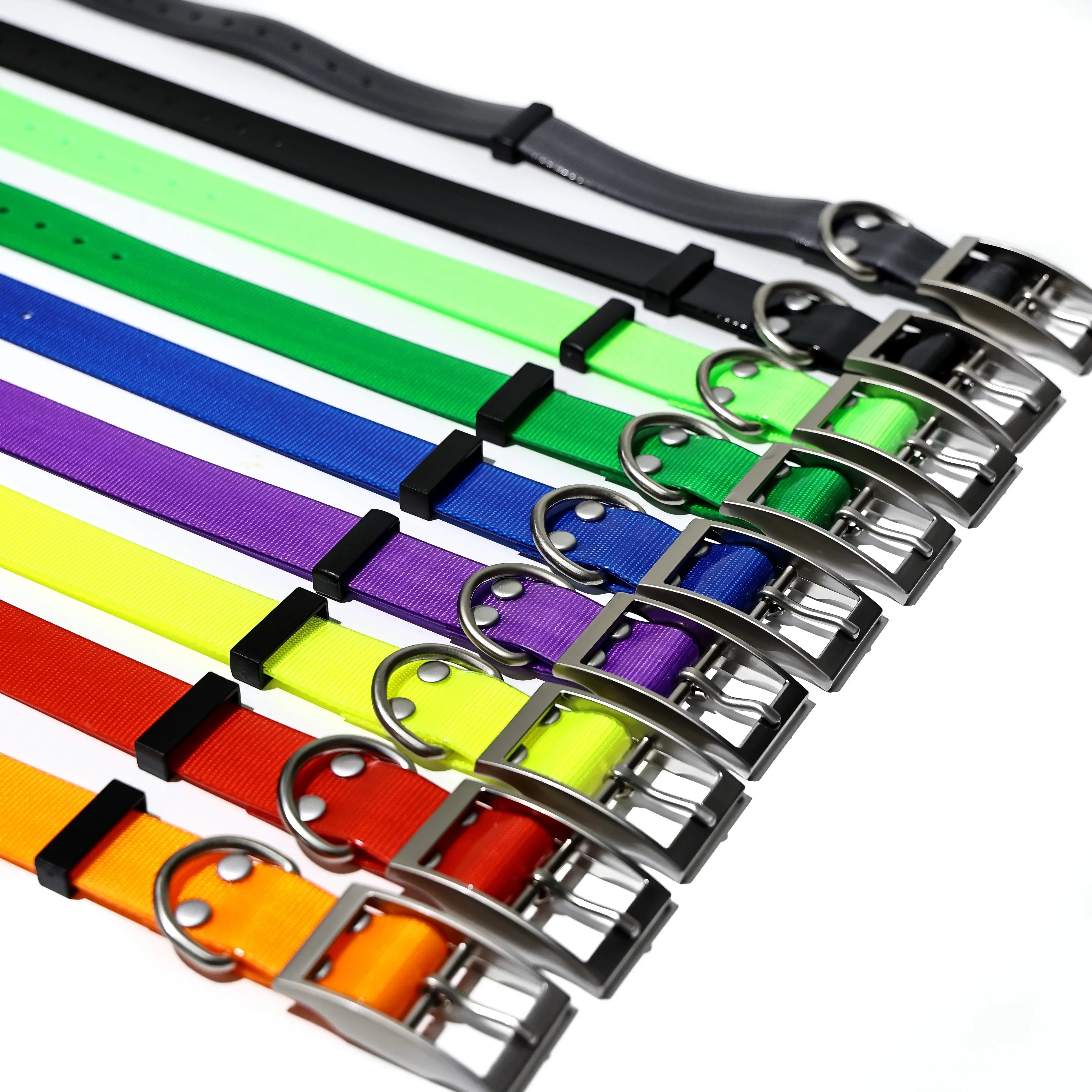 Heavy Duty Waterproof TPU Dog Collar Adjustable Outdoor