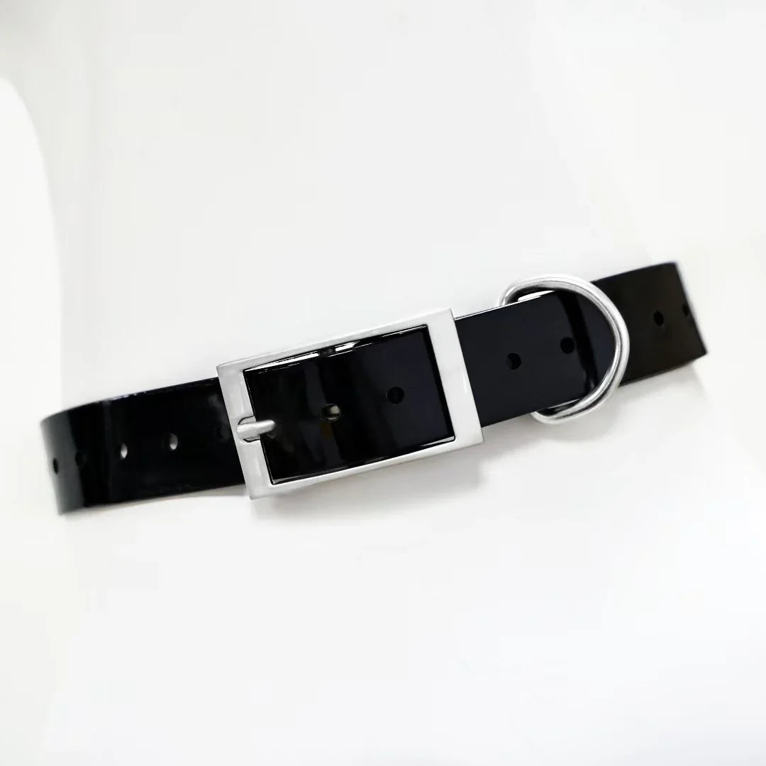 Heavy Duty Waterproof TPU Dog Collar Adjustable Outdoor