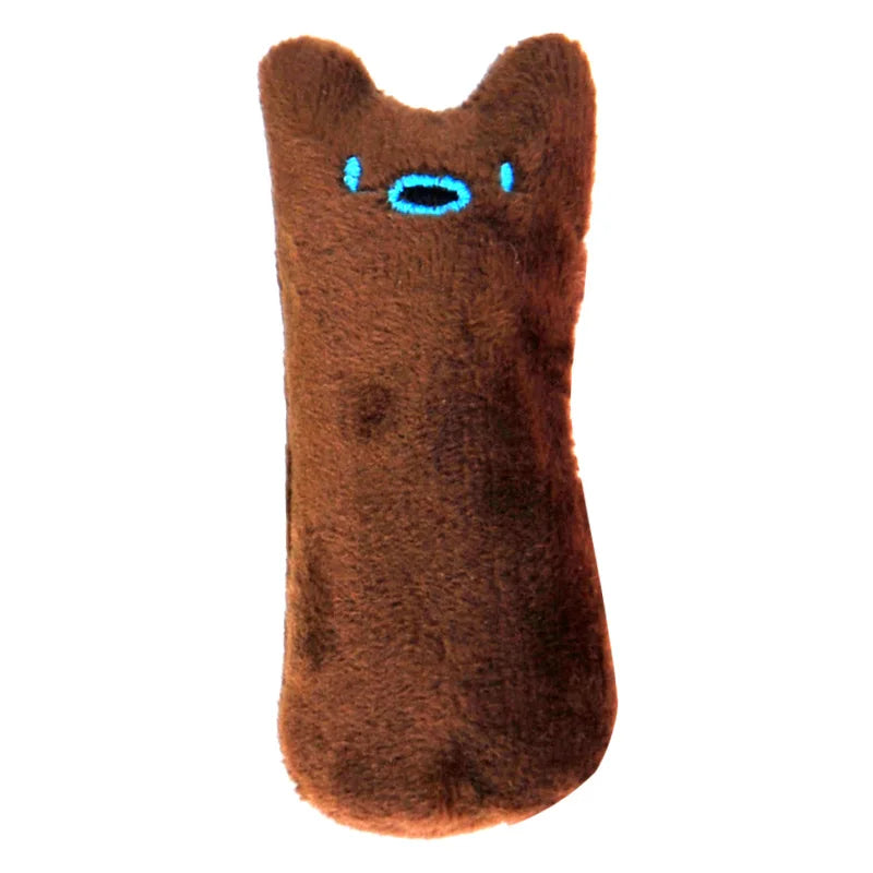 Plush Teeth Grinding Interactive Chew Toy for Cats