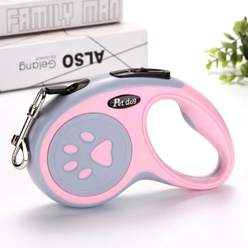 Automatic Retractable Nylon Dog Leash 3m 5m Extending