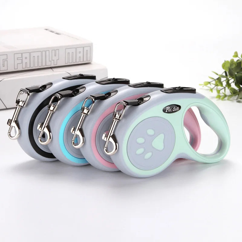 Automatic Retractable Nylon Dog Leash 3m 5m Extending