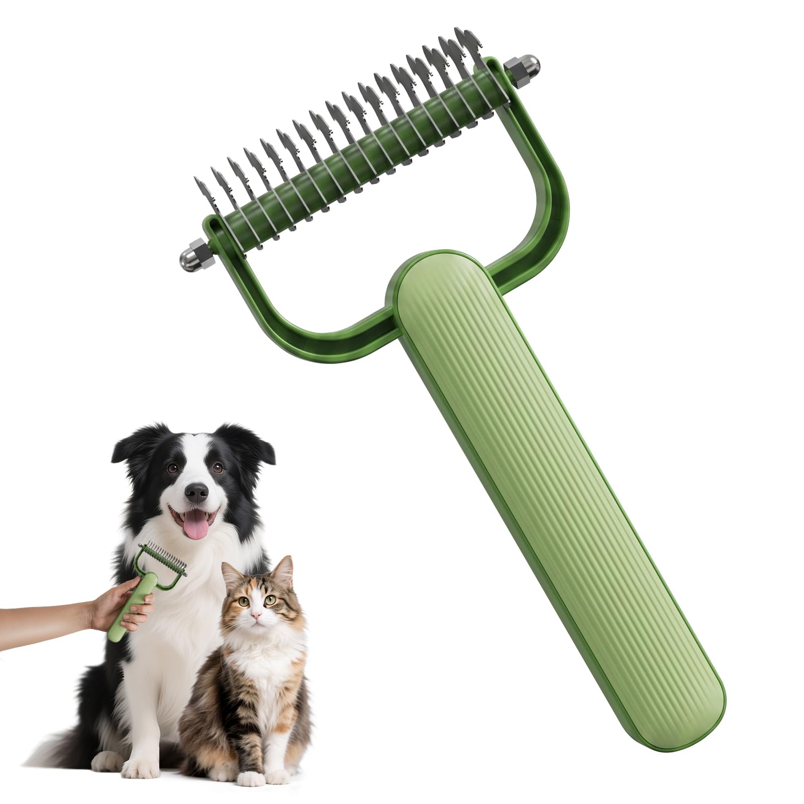 Double Sided Dematting Comb for Dogs Cats Thick