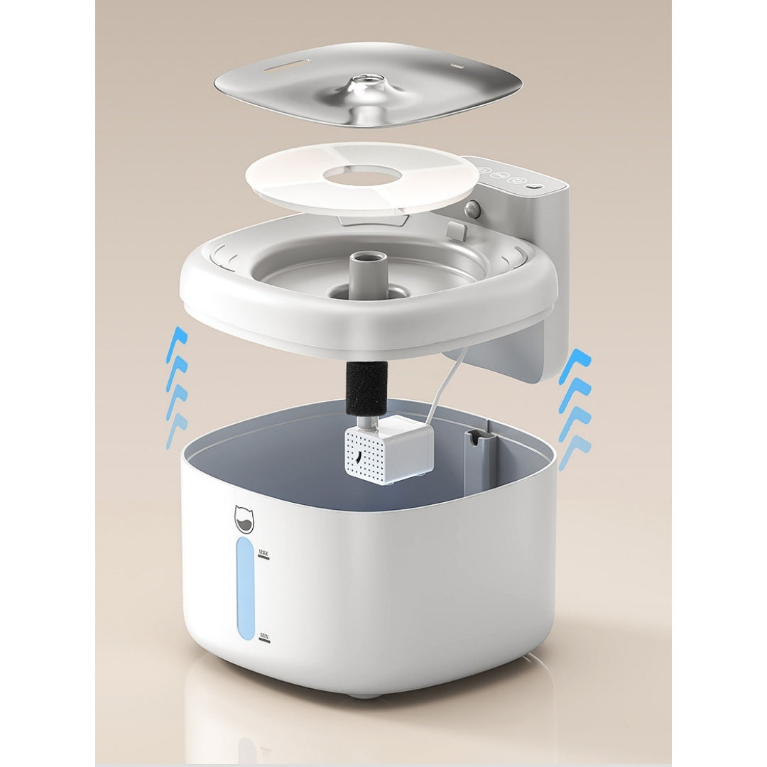 Smart Wireless Circulating Filtered Pet Water Fountain Dispenser