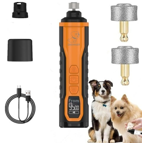 USB Rechargeable Pet Nail Grinder for Cats Dogs