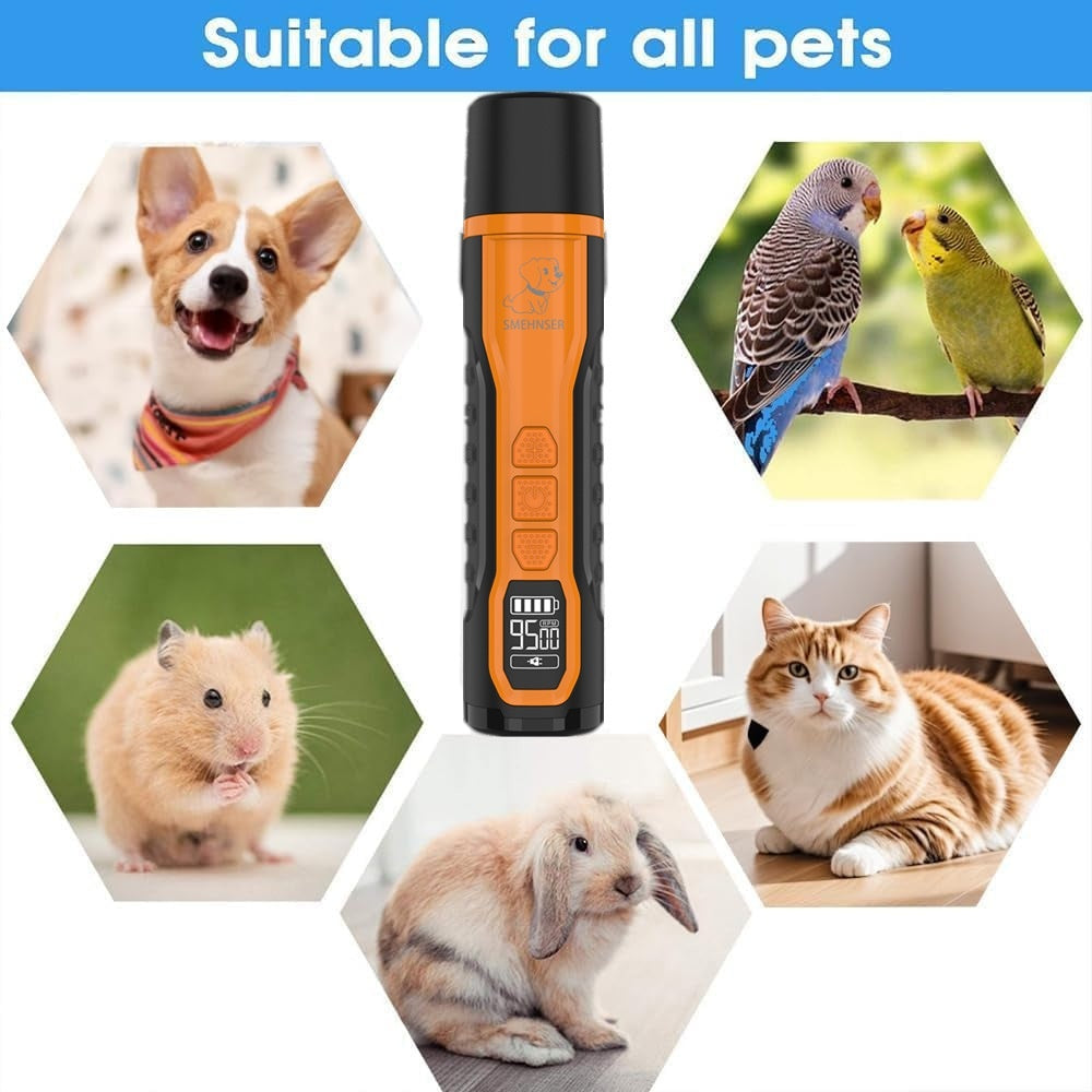 USB Rechargeable Pet Nail Grinder for Cats Dogs