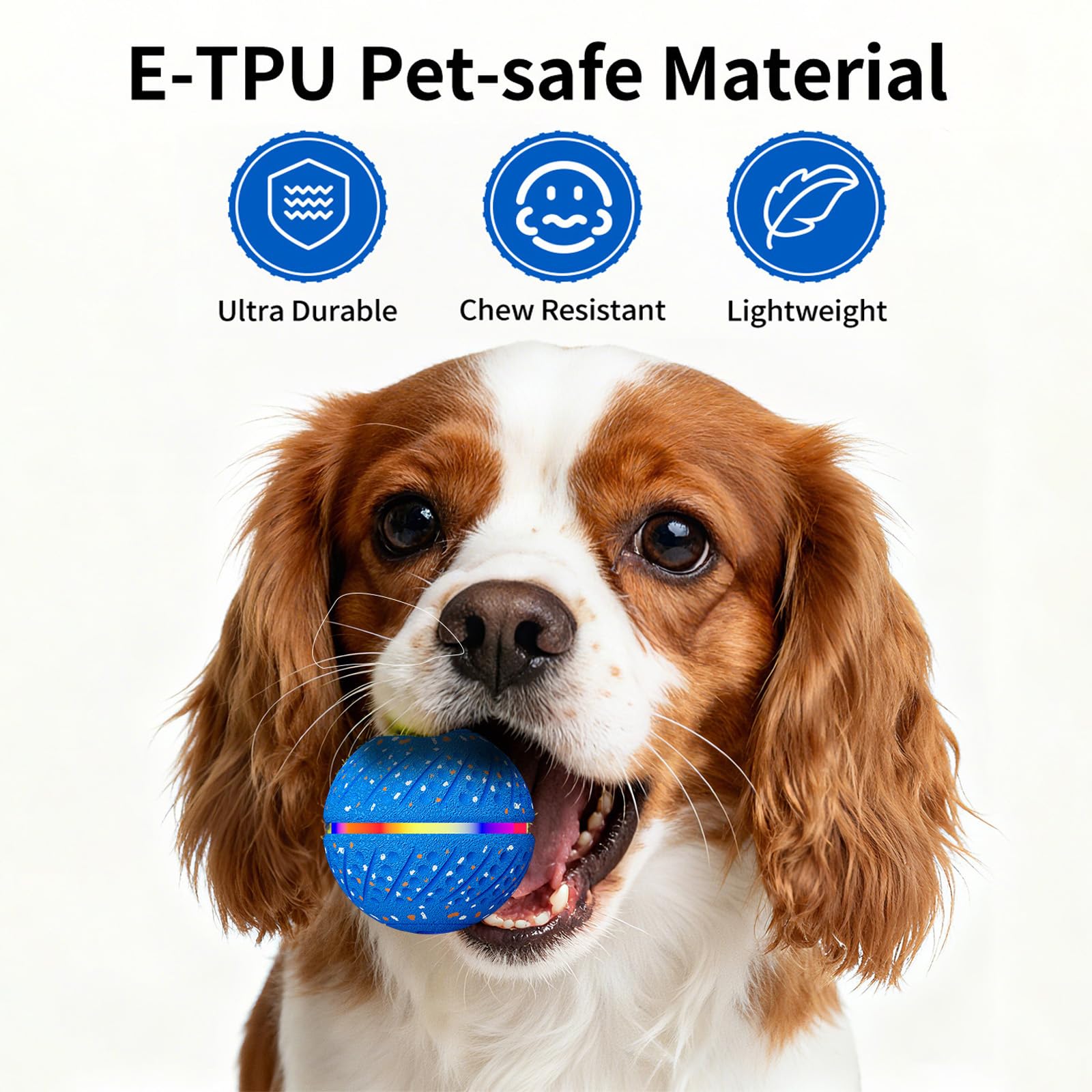 Smart Moving Bouncing Light Up Dog Ball Toy