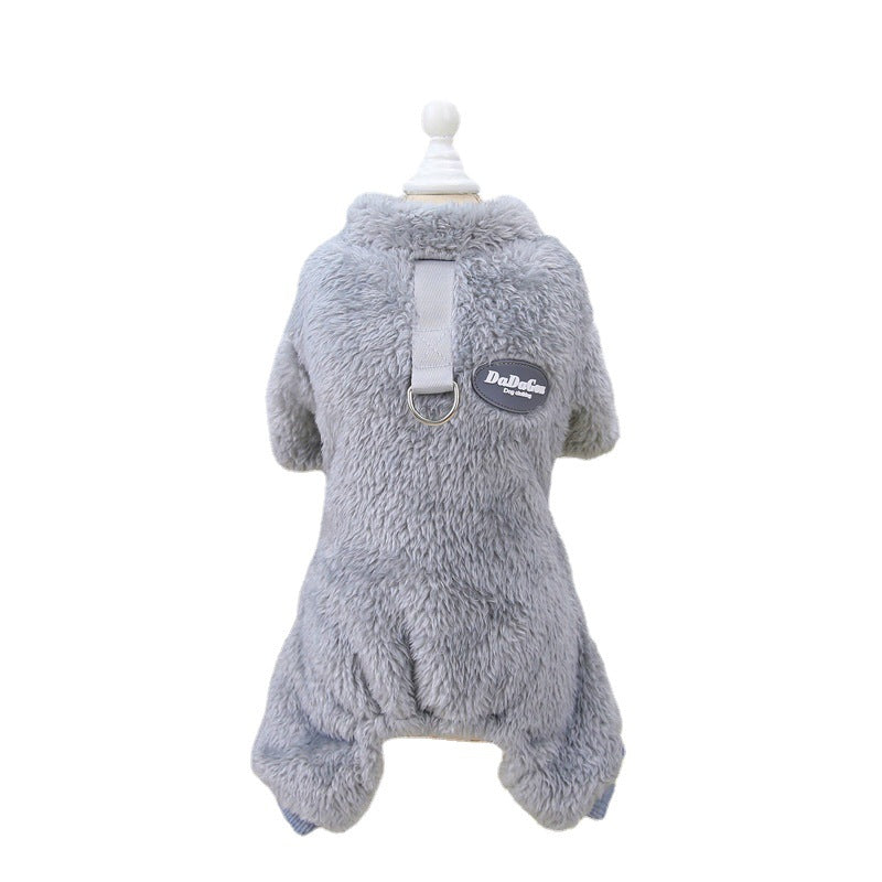 Tricolor Four Leg Dog Sweater Winter Warm Clothing