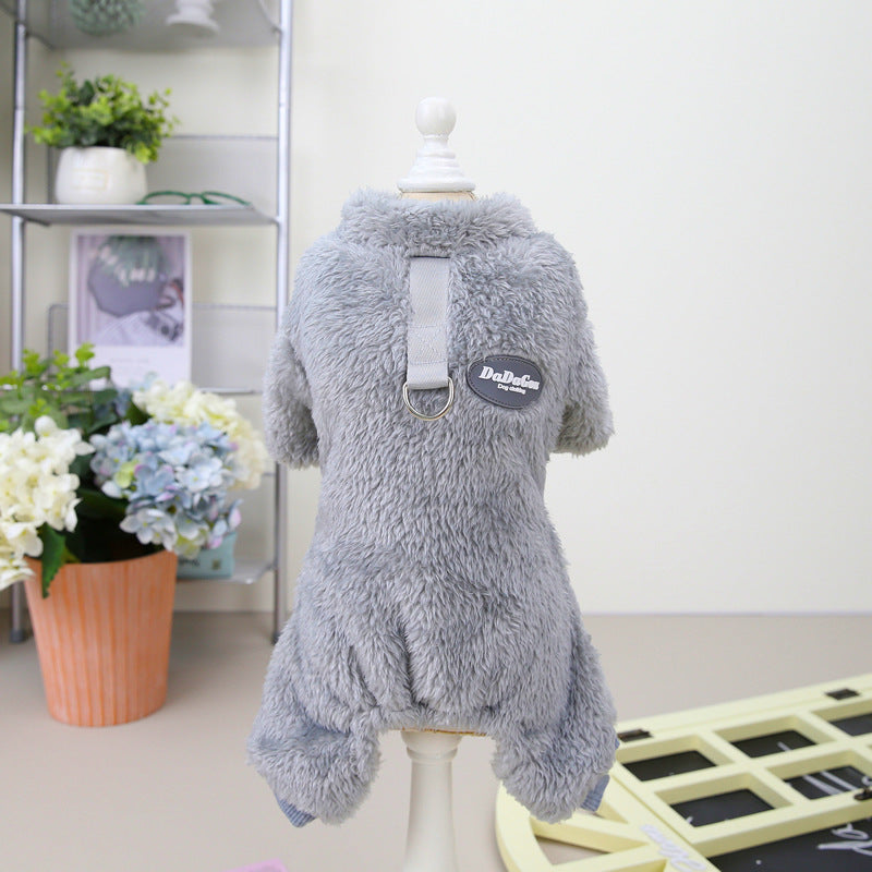 Tricolor Four Leg Dog Sweater Winter Warm Clothing