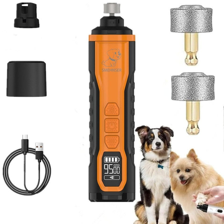 USB Rechargeable Pet Nail Grinder for Cats Dogs